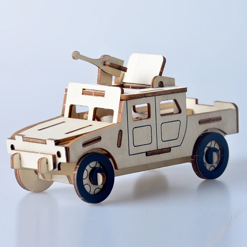 3D Wooden Model Puzzles Of Hummer Jeep modern military weapon Model Building Kits Wooden Toys Family Game Educational Gift
3D Wooden Model Puzzles Of Hummer Jeep modern military weapon Model Building Kits Wooden Toys Family Game Educational Gift