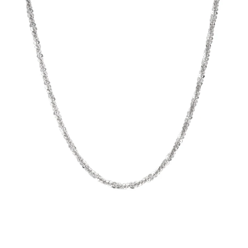 Vintage 925 Sterling Silver Jewelry Choker Necklace Fashion Silver/Gold Shiny Chain Necklace for Women Gift Short Necklaces
Vintage 925 Sterling Silver Jewelry Choker Necklace Fashion Silver/Gold Shiny Chain Necklace for Women Gift Short Necklaces