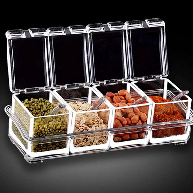 High Quality Transparent Seasoning Box Kitchen Spice Jar Storage Bottles Pepper Sugar Salt Jar Cooking Storage Containers Box
High Quality Transparent Seasoning Box Kitchen Spice Jar Storage Bottles Pepper Sugar Salt Jar Cooking Storage Containers Box