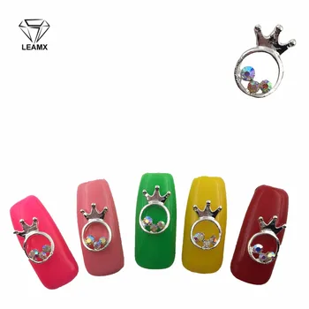 LEAMX 10pcs/pack Crown Silver Hollow Rhinestone Nail Art Decoration Metal Alloy Gel Polish 3D Design Charm Jewelry Accessories
LEAMX 10pcs/pack Crown Silver Hollow Rhinestone Nail Art Decoration Metal Alloy Gel Polish 3D Design Charm Jewelry Accessories