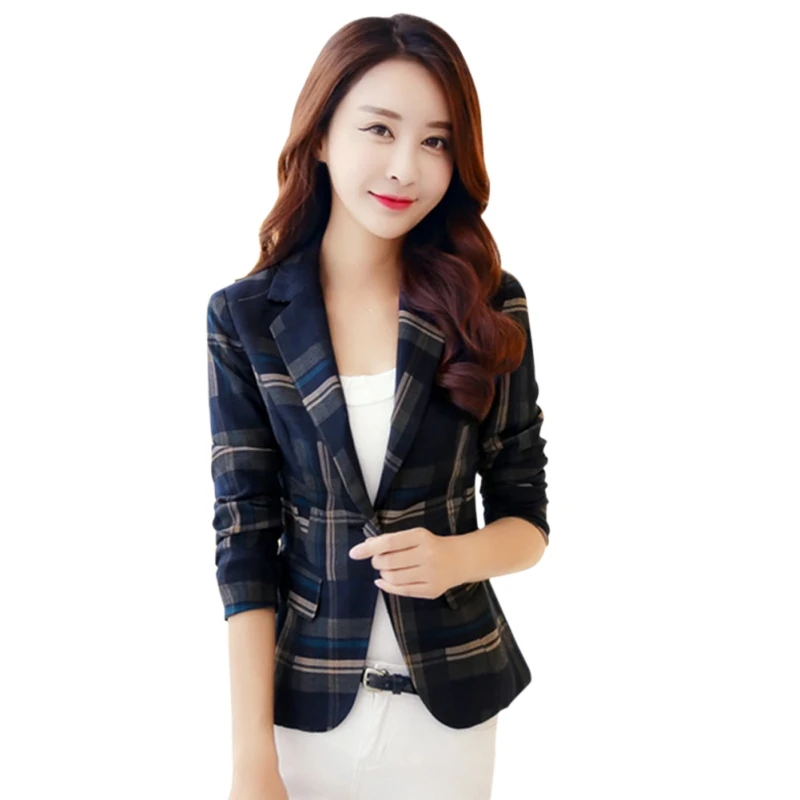*2019 Fashion Blazer Women Plaid Blazer Office Lady Slim Blazers Elegant Slim Jackets Girl Office Coat*
*2019 Fashion Blazer Women Plaid Blazer Office Lady Slim Blazers Elegant Slim Jackets Girl Office Coat*