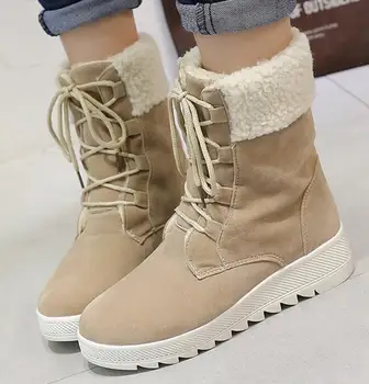 Zapatos Mujer Ladies Ankle Martin Snow Boots Winter Shoes Woman Lace Up Girls Women Pumps Wedge Platform Chaussure Femme G61251
Zapatos Mujer Ladies Ankle Martin Snow Boots Winter Shoes Woman Lace Up Girls Women Pumps Wedge Platform Chaussure Femme G61251