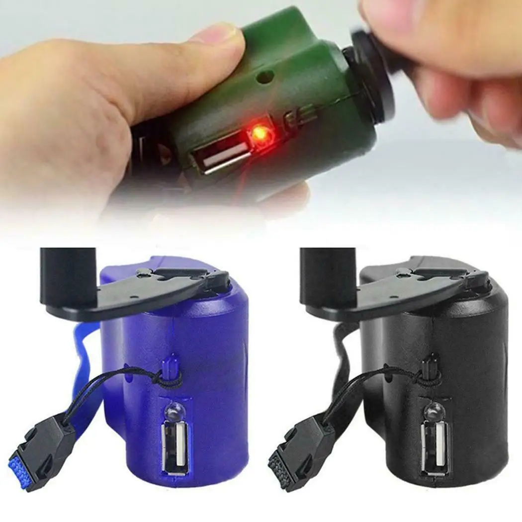 SOONHUA Hand Crank Charger USB Cellphone Emergency Charger Hand-Winding Mobile Phone Chargers
SOONHUA Hand Crank Charger USB Cellphone Emergency Charger Hand-Winding Mobile Phone Chargers