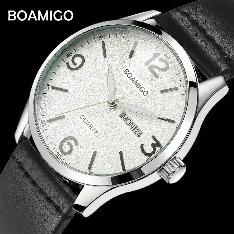 men watches boamigo 2018 luxury brand fashion sport business quartz watch date leather wristwatches waterproof relogio masculino
men watches boamigo 2018 luxury brand fashion sport business quartz watch date leather wristwatches waterproof relogio masculino