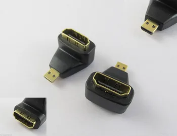 1pcs Micro HDMI Male To HDMI Female 90 Degrees Right Angle Gender Adapter Connector
1pcs Micro HDMI Male To HDMI Female 90 Degrees Right Angle Gender Adapter Connector
