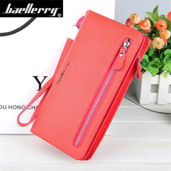 Women Wallets Leather Purse Long Zipper Casual Clutch Wallet Wristlet Portefeuille Carteira Feminina Monedero Solid Black Colors
Women Wallets Leather Purse Long Zipper Casual Clutch Wallet Wristlet Portefeuille Carteira Feminina Monedero Solid Black Colors