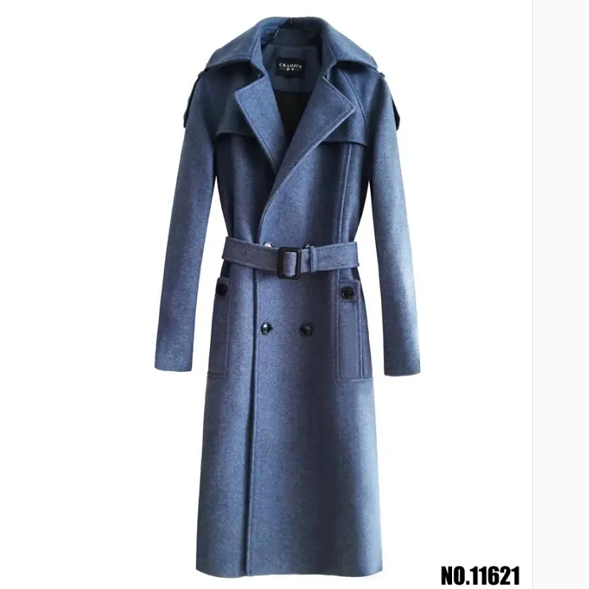 S-6xl Double-breasted Long Woolen Coat Men's 2021 Autumn And Winter New Raglan Casual Over The Knee Woolen Coat Plus Size Trench
S-6xl Double-breasted Long Woolen Coat Men's 2021 Autumn And Winter New Raglan Casual Over The Knee Woolen Coat Plus Size Trench