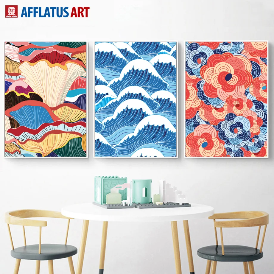 Abstract Art Colorful Sea Wave Landscape Wall Art Canvas Painting Nordic Posters And Prints Wall Pictures For Living Room Decor
Abstract Art Colorful Sea Wave Landscape Wall Art Canvas Painting Nordic Posters And Prints Wall Pictures For Living Room Decor