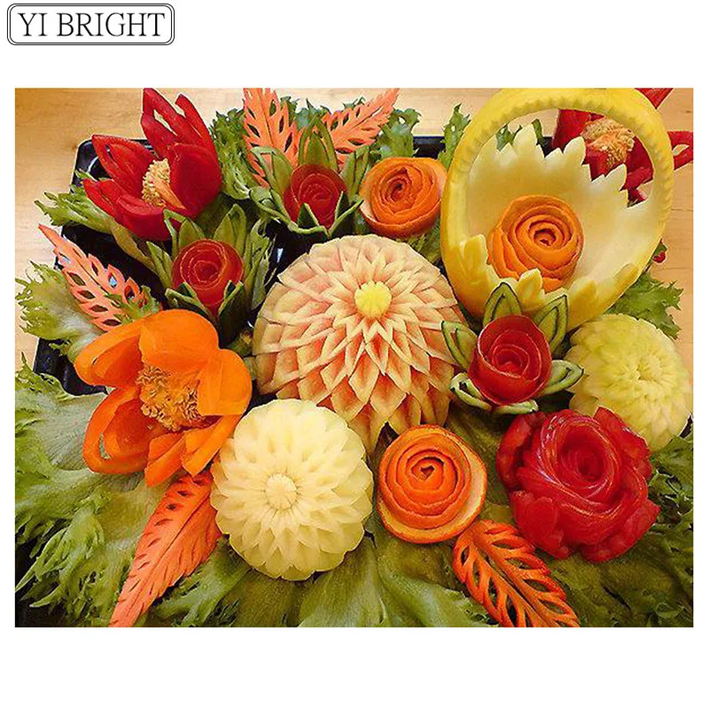 5D Diy Diamond Painting Mosaic Set Diamond Embroidery Flower & Fruit Cross Stitch Full Crystal Square Home Decor XY1
5D Diy Diamond Painting Mosaic Set Diamond Embroidery Flower & Fruit Cross Stitch Full Crystal Square Home Decor XY1