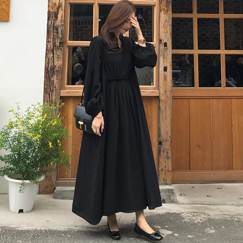 LANMREM 2019 Winter New Fashion Women Loose Plus Casual Solid Color Lantern Sleeves Ruffled V-neck Dress TC216
LANMREM 2019 Winter New Fashion Women Loose Plus Casual Solid Color Lantern Sleeves Ruffled V-neck Dress TC216