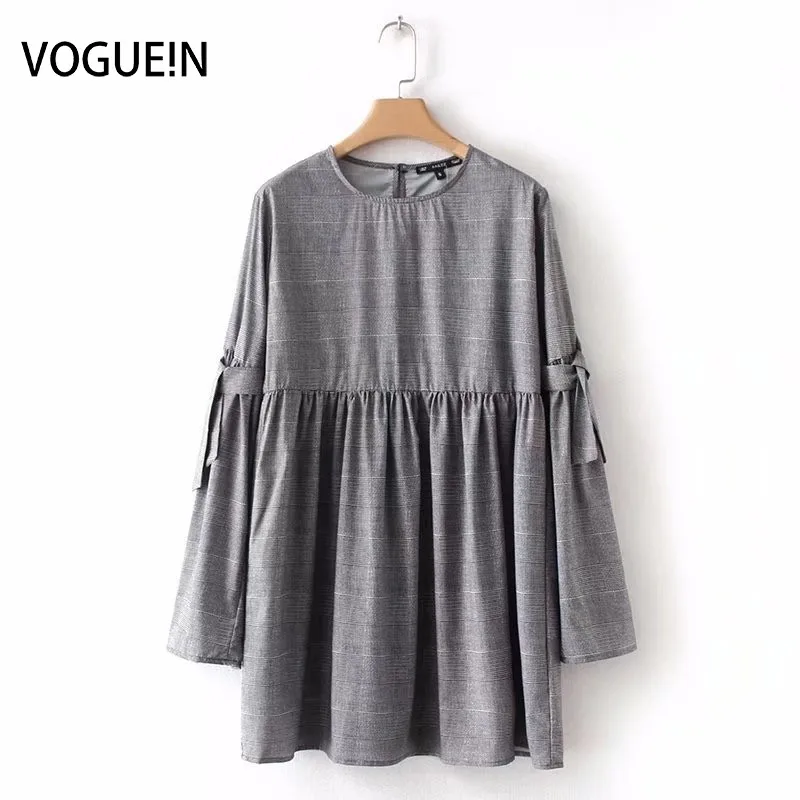 VOGUEIN New Womens Plaids&Checks Light Weight Long Sleeve With Tie Mini Dress Wholesale
VOGUEIN New Womens Plaids&Checks Light Weight Long Sleeve With Tie Mini Dress Wholesale