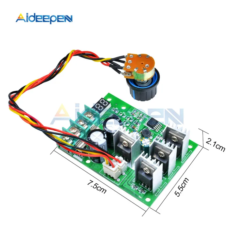 DC 6-60V 30A Adjustable LED Digital Motor Speed Regulator PWM DC Motor Speed Controller Motor Speed Control Governer 12V 24V 36V
DC 6-60V 30A Adjustable LED Digital Motor Speed Regulator PWM DC Motor Speed Controller Motor Speed Control Governer 12V 24V 36V
