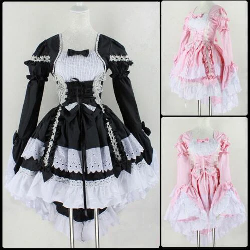 Halloween Costume For Women Girls Sexy Sissy Maid Uniform Sweet Gothic Lolita Dress Anime Maid Cosplay Costume
Halloween Costume For Women Girls Sexy Sissy Maid Uniform Sweet Gothic Lolita Dress Anime Maid Cosplay Costume