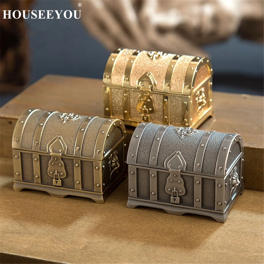 European Metal Crafts Small Jewelry Box Storage Case Treasure Chest Jewelry Container for Dressing Table Organizer Wedding Gift
European Metal Crafts Small Jewelry Box Storage Case Treasure Chest Jewelry Container for Dressing Table Organizer Wedding Gift