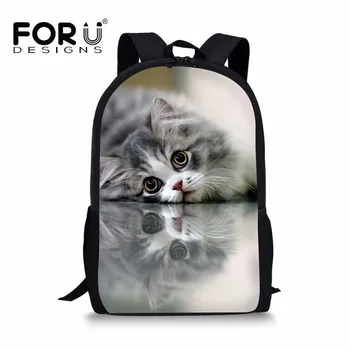 FORUDESIGNS Cute Cat Girls School Bags Children Primary Student School Backpack Orthopedic for Girls Mochila Infantil Grade 1-5
FORUDESIGNS Cute Cat Girls School Bags Children Primary Student School Backpack Orthopedic for Girls Mochila Infantil Grade 1-5