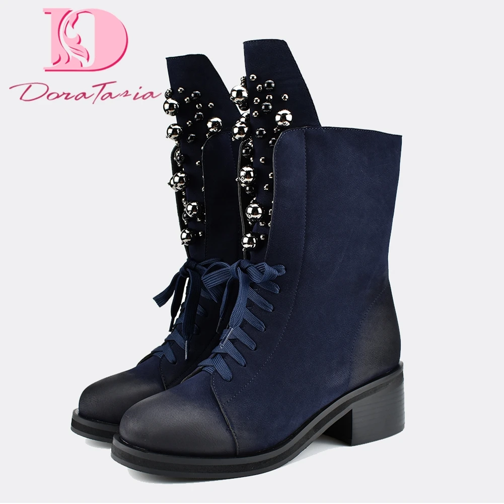 Doratasia Fashion brand new plus size 42 Winter Mid Calf Boots Women fashion suede Square Heel Russia boots Warm Shoes
Doratasia Fashion brand new plus size 42 Winter Mid Calf Boots Women fashion suede Square Heel Russia boots Warm Shoes