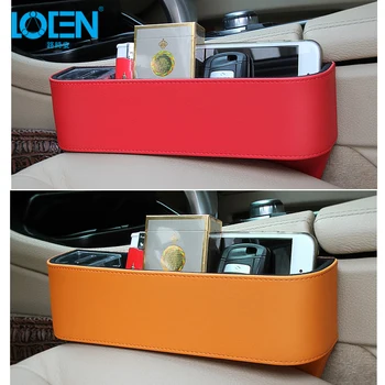 LOEN 2PCS! PU Leather Catcher Box Car Seat Gap Slit Storage Organizer Coin Box Car Seat Gap Pocket Holder for Coin Cellphone Key
LOEN 2PCS! PU Leather Catcher Box Car Seat Gap Slit Storage Organizer Coin Box Car Seat Gap Pocket Holder for Coin Cellphone Key