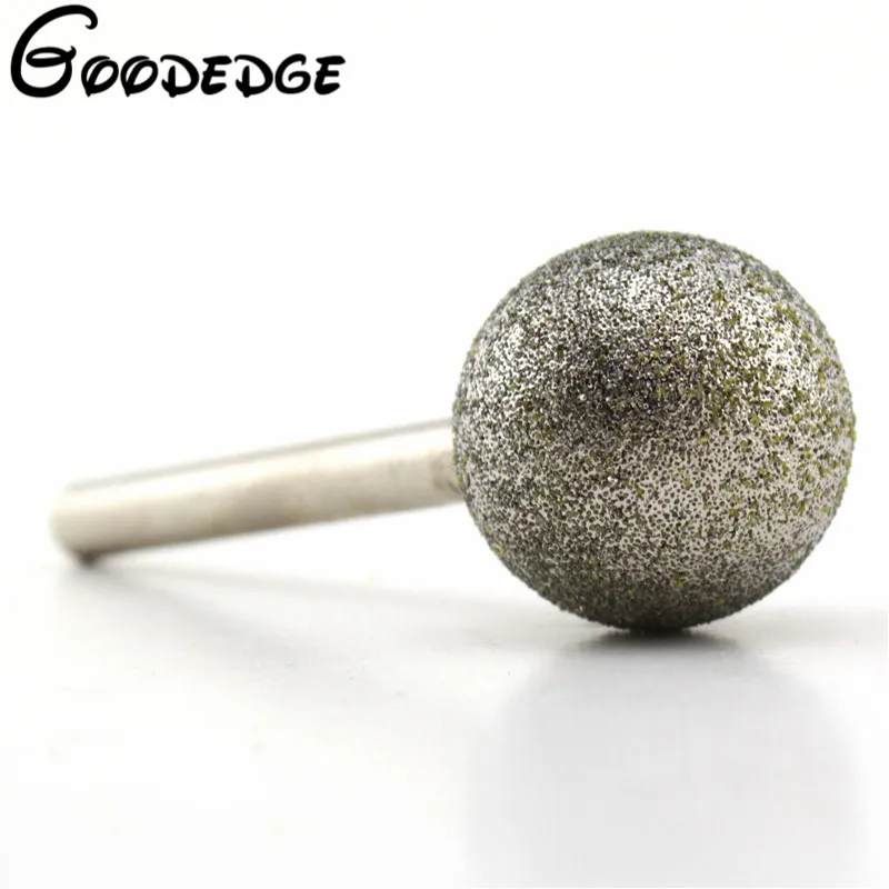 Diamond Coated 25mm 1" inch Dia Spherical Head Mounted Points Round Ball Grinding Bit Cutting Burs Shank 6mm Grit 80 Coarse Gems
Diamond Coated 25mm 1" inch Dia Spherical Head Mounted Points Round Ball Grinding Bit Cutting Burs Shank 6mm Grit 80 Coarse Gems