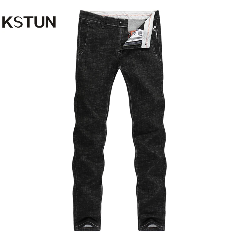 KSTUN Solid Black Jeans Men 2019 Autumn Stretch Business Casual Male Denim Pants Fashion Pockets Letters Designer Jeans Homme
KSTUN Solid Black Jeans Men 2019 Autumn Stretch Business Casual Male Denim Pants Fashion Pockets Letters Designer Jeans Homme