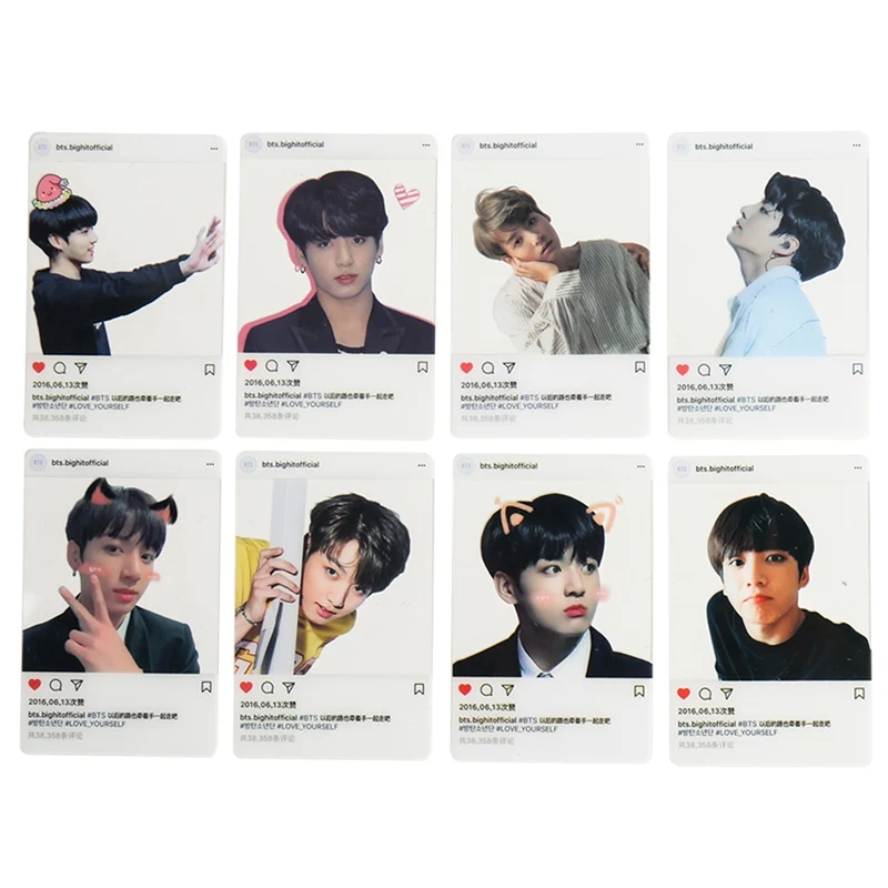 8pcs/set JUNGKOOK Photo Card Hip Hop Self Made Paper Cards Autograph Photocard Stationery Set
8pcs/set JUNGKOOK Photo Card Hip Hop Self Made Paper Cards Autograph Photocard Stationery Set