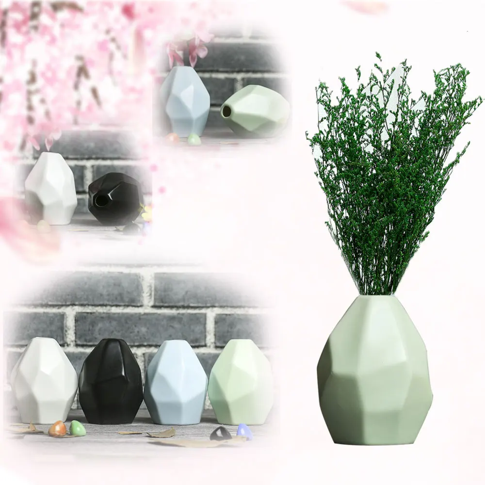 1pc Europe Ceramic Vase Home Garden Rhombus Pattern Ceramic Pottery Flower Pot Mini Vase Wedding Decor Garden Plant Decoration
1pc Europe Ceramic Vase Home Garden Rhombus Pattern Ceramic Pottery Flower Pot Mini Vase Wedding Decor Garden Plant Decoration