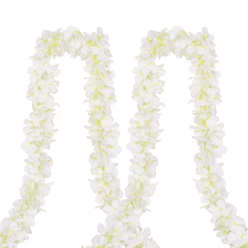 2pcs 1.8m Silk Fake Flower Artificial Flower String for Wedding Decoration Wall Window Hanging Flower Vine Home Garden Decor
2pcs 1.8m Silk Fake Flower Artificial Flower String for Wedding Decoration Wall Window Hanging Flower Vine Home Garden Decor