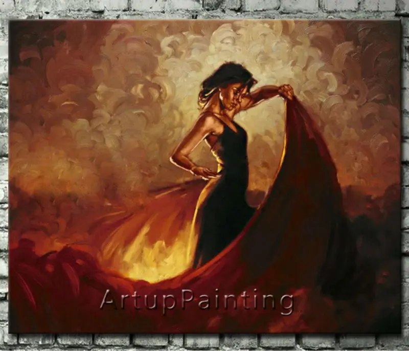 Spanish Flamenco Dancer painting latina woman Oil painting on canvas hight Quality Hand-painted Painting latina 14
Spanish Flamenco Dancer painting latina woman Oil painting on canvas hight Quality Hand-painted Painting latina 14