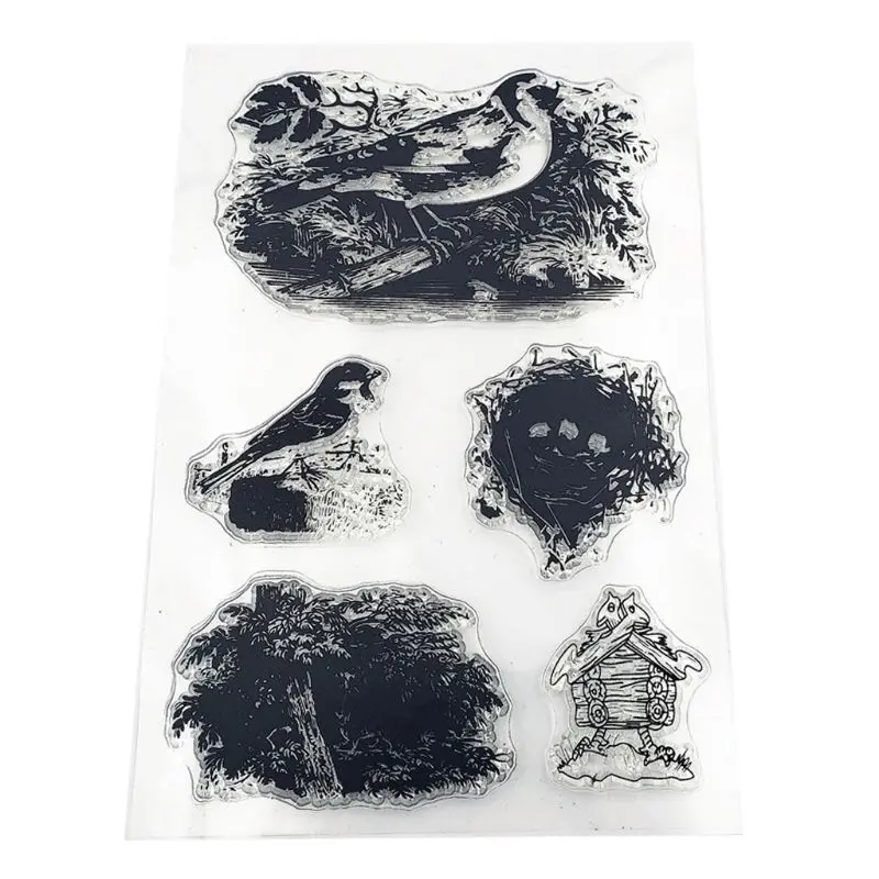 Bird Silicone Seal Stamp DIY Scrapbooking Embossing Photo Album Decorative Paper Card Craft Art Handmade Gift 
Bird Silicone Seal Stamp DIY Scrapbooking Embossing Photo Album Decorative Paper Card Craft Art Handmade Gift