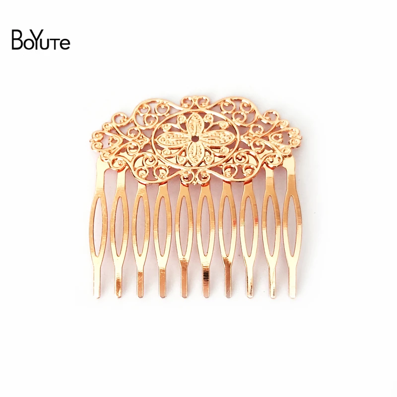 BoYuTe 10 Pieces 6 Colors Plated 10 Forks 55*60mm Filigree Flower Comb Hair Women Hair Accessories
BoYuTe 10 Pieces 6 Colors Plated 10 Forks 55*60mm Filigree Flower Comb Hair Women Hair Accessories