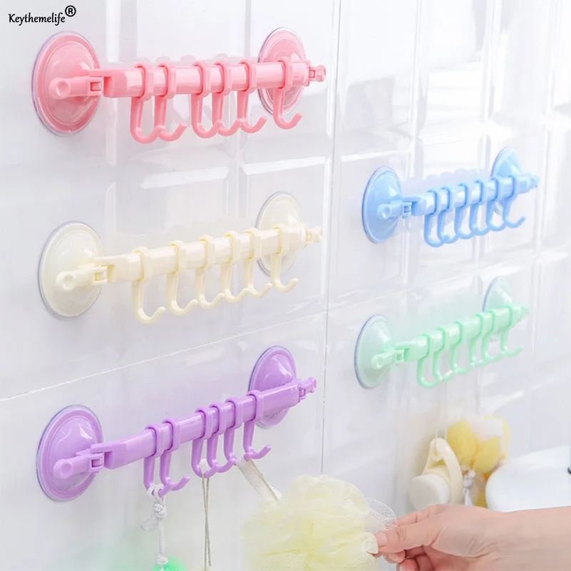 Strong Wall Suction Cup Sucker Wall 6 Hooks Hanger Door Kitchen Bathroom Vacuum Hooks Organizer For Bags Clothing 1D
Strong Wall Suction Cup Sucker Wall 6 Hooks Hanger Door Kitchen Bathroom Vacuum Hooks Organizer For Bags Clothing 1D