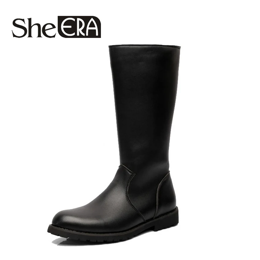 2019 New Men Shoes Black Fashion Men's Martin Boots Zipper High Boots Pointed Leather Comfortable Boots Military Parade
2019 New Men Shoes Black Fashion Men's Martin Boots Zipper High Boots Pointed Leather Comfortable Boots Military Parade