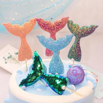new sweet glitter mermaid fishtail cake topper birthday cake decoration baby shower kids birthday party wedding favor supplies
new sweet glitter mermaid fishtail cake topper birthday cake decoration baby shower kids birthday party wedding favor supplies