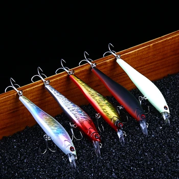 Sinking Fishing Minnow Lure With Treble Hook 8.6cm 12g 3 D Fishing Wobblers Quality Laser Leurre Souple
Sinking Fishing Minnow Lure With Treble Hook 8.6cm 12g 3 D Fishing Wobblers Quality Laser Leurre Souple