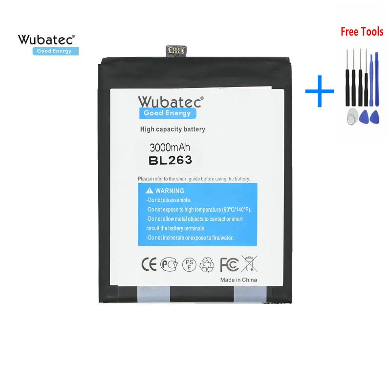 Wubatec 1x 3000mAh BL263 Mobile phone Replacement Battery Fit for Lenovo ZUK Z2 Pro Battery
Wubatec 1x 3000mAh BL263 Mobile phone Replacement Battery Fit for Lenovo ZUK Z2 Pro Battery