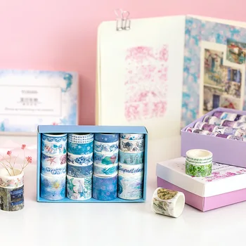 Coloffice 20 Rolles/Set Korean Masking Tape Colorful Printing Handbook Material Decoration Stickers Tape Students Stationery
Coloffice 20 Rolles/Set Korean Masking Tape Colorful Printing Handbook Material Decoration Stickers Tape Students Stationery
