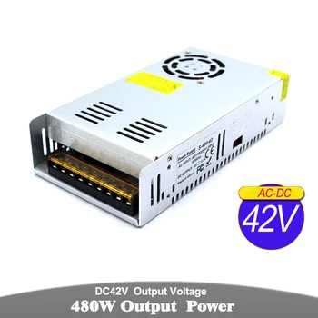 DC 42V Power Supply 11.4A 480W Power Adapter Transformer AC To DC42V SMPS For Lighting stepper Motor CNC Router Server Machinery
DC 42V Power Supply 11.4A 480W Power Adapter Transformer AC To DC42V SMPS For Lighting stepper Motor CNC Router Server Machinery