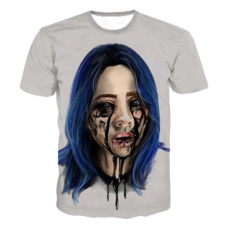 Billie Eilish Fashion 3D Print T Shirt Summer Hip Hop T-shirt Short Sleeve Men Women Casual T Shirt Tee Tops Sweatshirts Clothes
Billie Eilish Fashion 3D Print T Shirt Summer Hip Hop T-shirt Short Sleeve Men Women Casual T Shirt Tee Tops Sweatshirts Clothes
