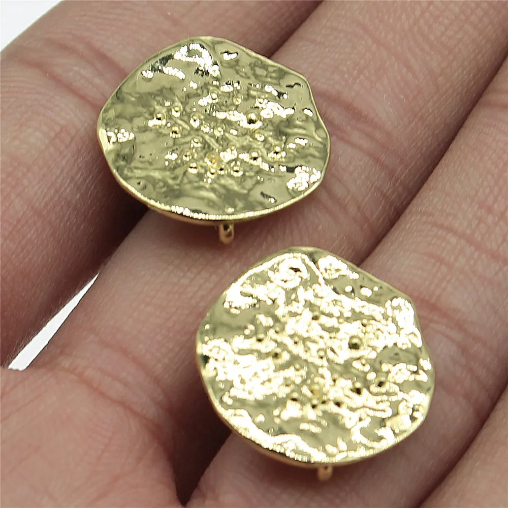 Ear Hooks Earring Wires 6pcs/lot KC Gold Color Zinc Alloy 19x19mm Geometric Base Earrings Connector Jewelry Accessories
Ear Hooks Earring Wires 6pcs/lot KC Gold Color Zinc Alloy 19x19mm Geometric Base Earrings Connector Jewelry Accessories