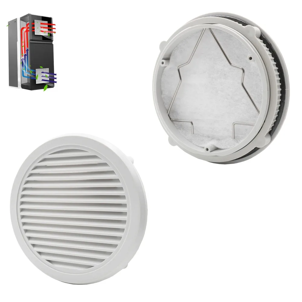 ZL9802A FU9802A Circular ventilation filter,Shutter,Dustproof net,IP44,fan filter air grille for AC DC 9225 9238 axial fan
ZL9802A FU9802A Circular ventilation filter,Shutter,Dustproof net,IP44,fan filter air grille for AC DC 9225 9238 axial fan