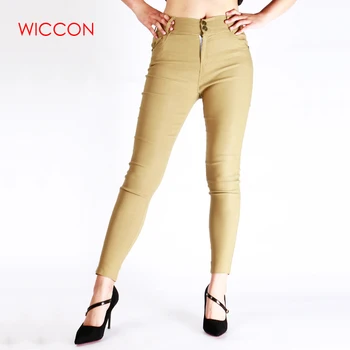 WICCON Solid High Waist Skinny Pencil Pants Women 2020 New Summer Autumn Fashion Full Length Trousers Casual OL Work wear Pants
WICCON Solid High Waist Skinny Pencil Pants Women 2020 New Summer Autumn Fashion Full Length Trousers Casual OL Work wear Pants