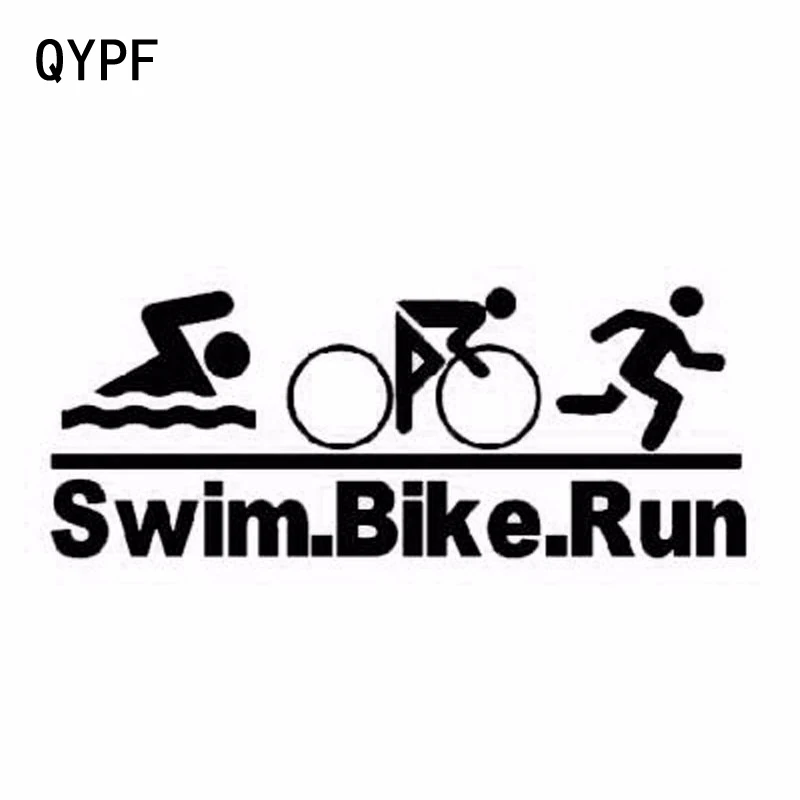 QYPF 20.3cm*8cm Swim Bike Run Car Styling Triathlon Vinyl Car Sticker S2-0043
QYPF 20.3cm*8cm Swim Bike Run Car Styling Triathlon Vinyl Car Sticker S2-0043