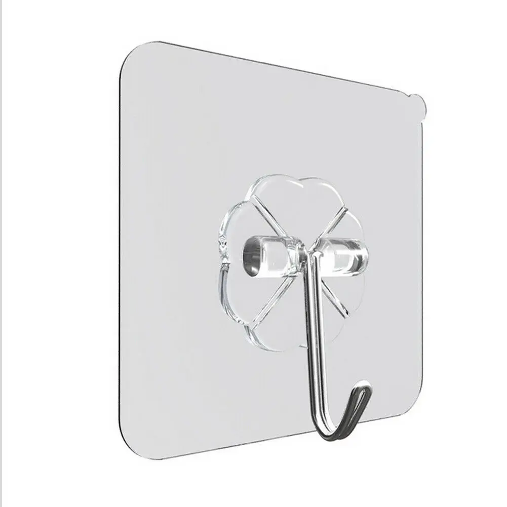 New 8 Pcs Bathroom Stainless Self Adhesive Sticky Hooks Wall Storage Hanger For Kitchen Bathroom Wholesale Price
New 8 Pcs Bathroom Stainless Self Adhesive Sticky Hooks Wall Storage Hanger For Kitchen Bathroom Wholesale Price