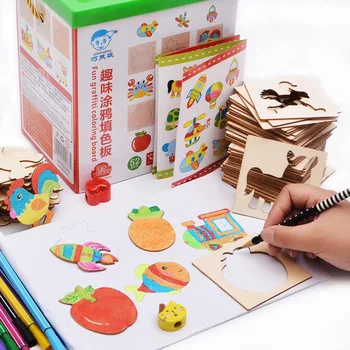 Baby Toys Drawing Toys Painting Stencil Templates Coloring Board Children Creative Doodles Early Learning Education Toy For Kids
Baby Toys Drawing Toys Painting Stencil Templates Coloring Board Children Creative Doodles Early Learning Education Toy For Kids