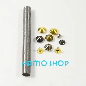 100pcs Free Shipping 8mm Cone Rivet Brass Spike Studs Fashion Clothes Biker Rapid Punk Rock Leather Craft With Tool Mix Color
100pcs Free Shipping 8mm Cone Rivet Brass Spike Studs Fashion Clothes Biker Rapid Punk Rock Leather Craft With Tool Mix Color