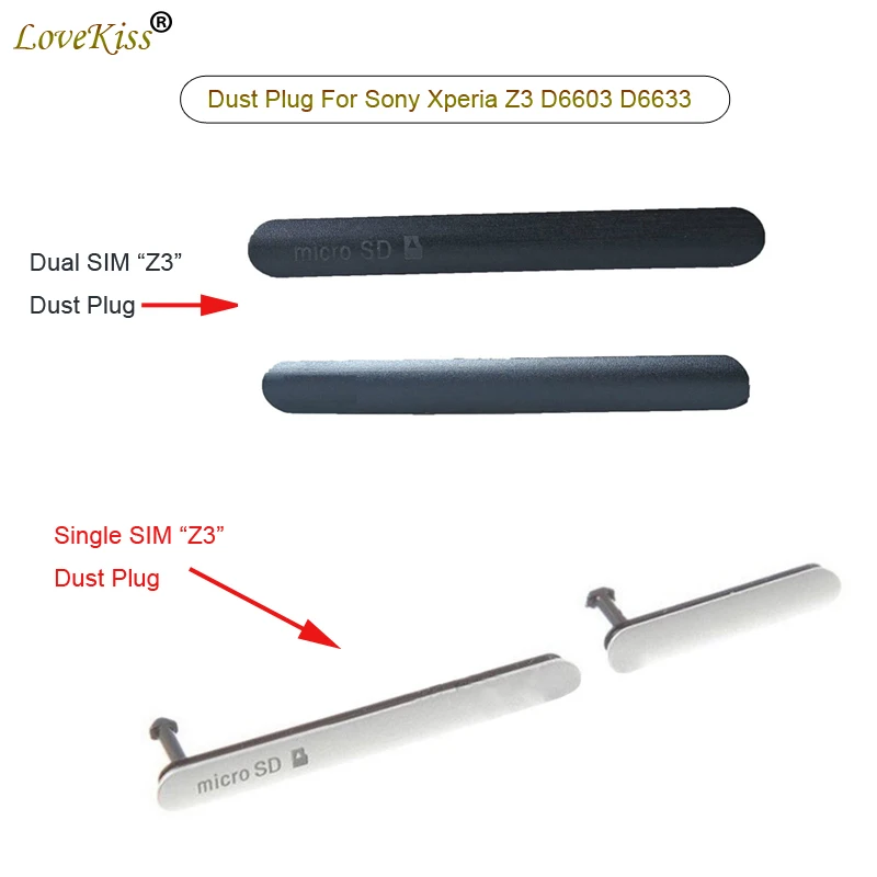 SIM Card Micro SD USB Charging Port Slot Block Cover For Sony Xperia Z3 D6603 D6653 SOL26 L55W Dual D6633 D6683 Dust Plug Case
SIM Card Micro SD USB Charging Port Slot Block Cover For Sony Xperia Z3 D6603 D6653 SOL26 L55W Dual D6633 D6683 Dust Plug Case