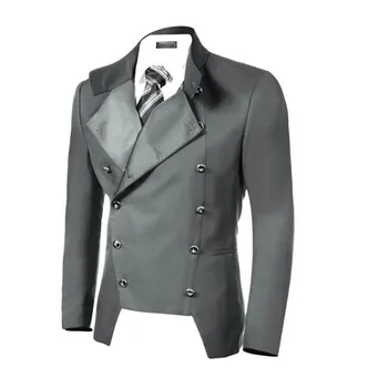 Chic style men's suit jacket double-breasted handsome men's suit jacket lapel custom sizes and colors business leisure jacket
Chic style men's suit jacket double-breasted handsome men's suit jacket lapel custom sizes and colors business leisure jacket