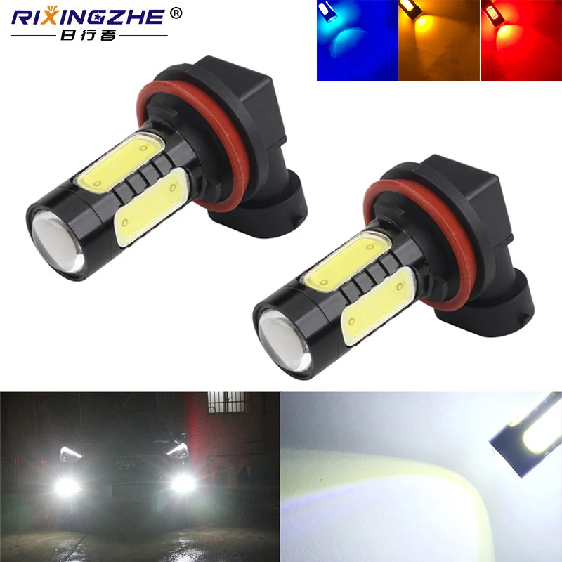 RXZ 2PCS H8 lamp H11 LED 7.5w COB Bulb Car Auto Light DRL Driving Fog Lamp 12V DC White/yellow/blue/pink/red Super bright
RXZ 2PCS H8 lamp H11 LED 7.5w COB Bulb Car Auto Light DRL Driving Fog Lamp 12V DC White/yellow/blue/pink/red Super bright