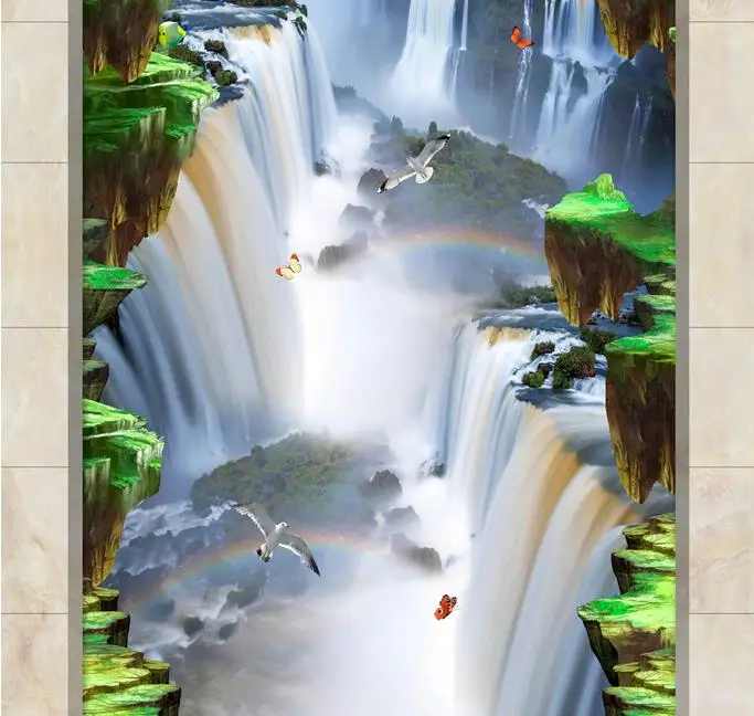 3d flooring wallpaper custom 3d flooring Cliff waterfalls self adhesive mural wallpaper 3d floor tiles living room
3d flooring wallpaper custom 3d flooring Cliff waterfalls self adhesive mural wallpaper 3d floor tiles living room