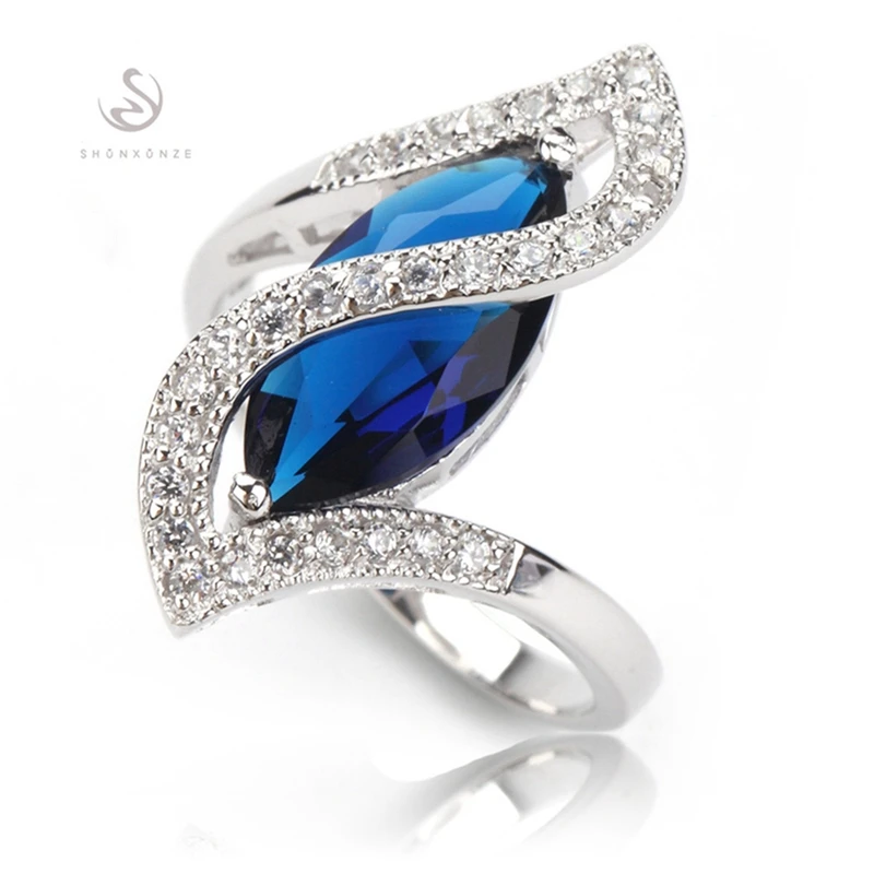 SHUNXUNZE big Engagement wedding rings Jewelry & Accessories for men and women Blue Pink Cubic Zirconia Rhodium Plated R847 R850
SHUNXUNZE big Engagement wedding rings Jewelry & Accessories for men and women Blue Pink Cubic Zirconia Rhodium Plated R847 R850
