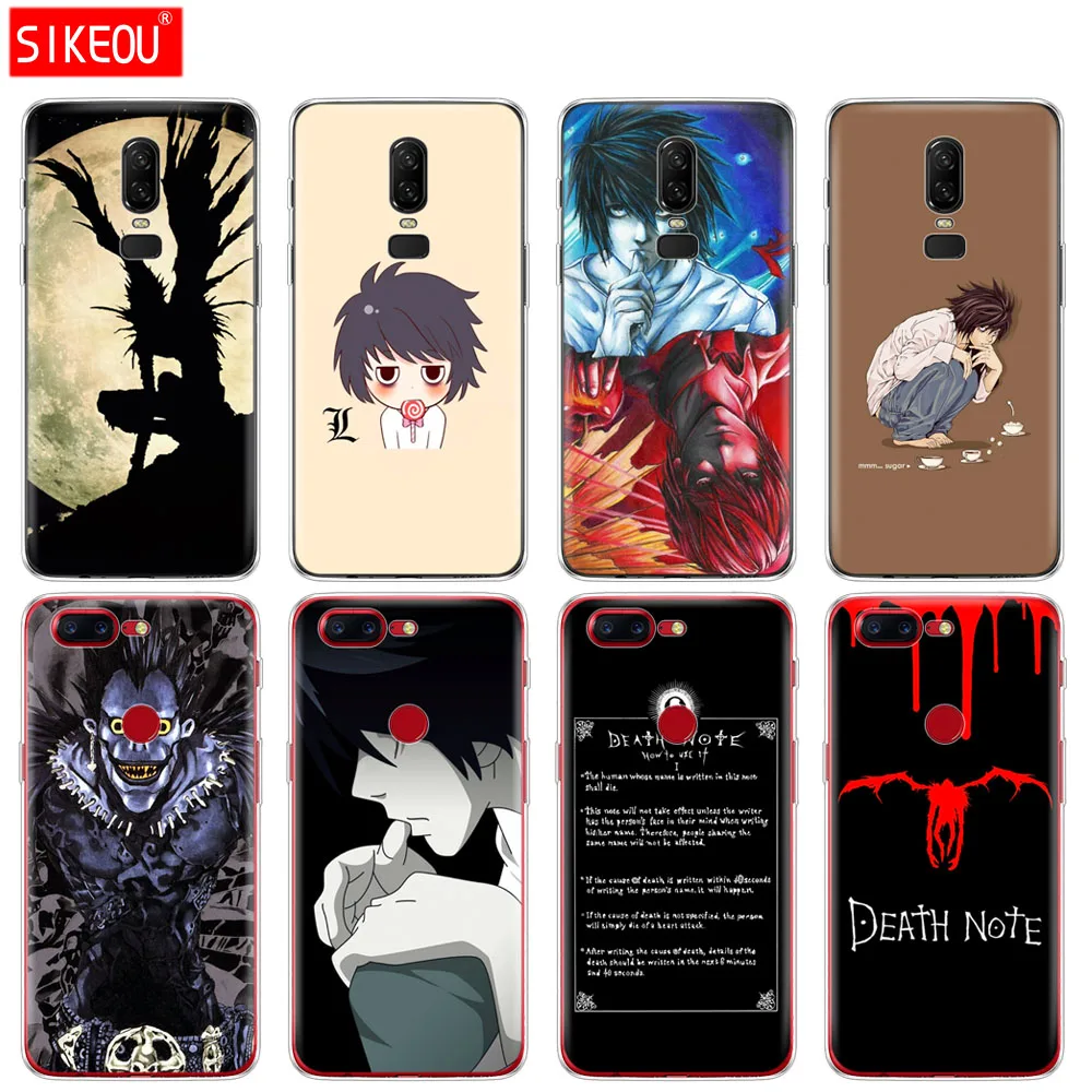 silicone cover phone case for Oneplus one plus 6 5T 5 3 A3000 A5000 Anime Death Note
silicone cover phone case for Oneplus one plus 6 5T 5 3 A3000 A5000 Anime Death Note